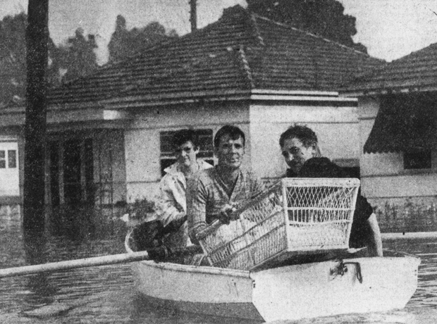 Panania residents rescued during 1956 flood